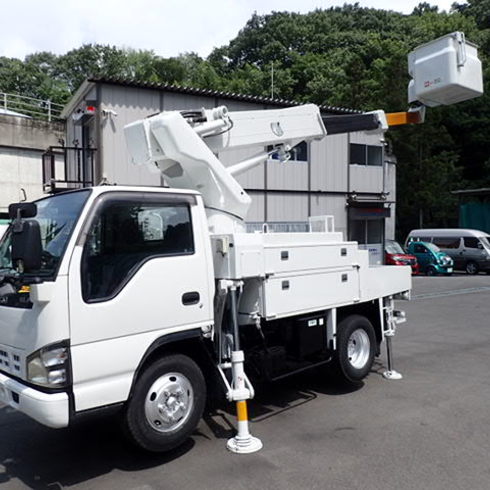 中古バケット車　大阪 イスズトラック中古