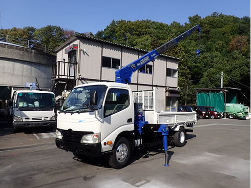 中古クレーン車販売　走行少　ヒノ　日野