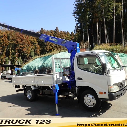 中古クレーン車販売　クレーン付トラック　ヒノ　デュトロ