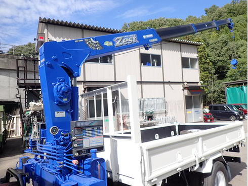 ZE264HR　カーゴクレーン　ブーム・アウトリガ未格納警報装置