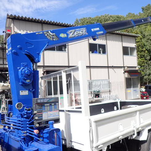 ZE264HR　カーゴクレーン　ブーム・アウトリガ未格納警報装置