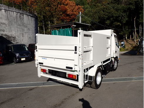 深ダンプ　2ｔ 垂直　リフト　パワーゲート