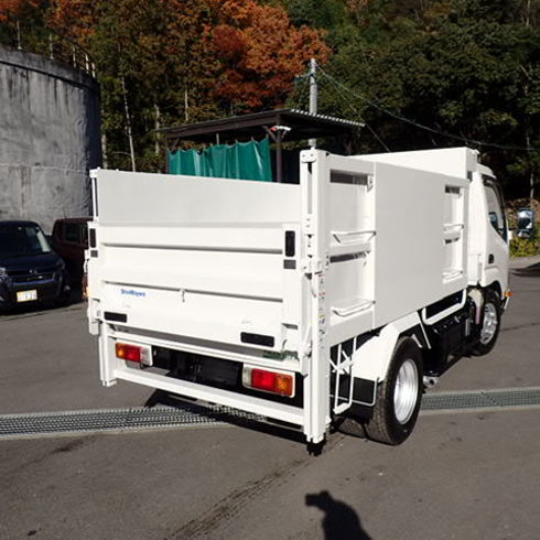 深ダンプ　2ｔ 垂直　リフト　パワーゲート