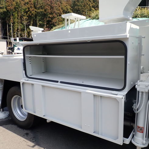工具箱　はしごかけ　上面枠　FRP