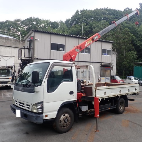isuzu　イスズ　いすゞ　エルフ　クレーン