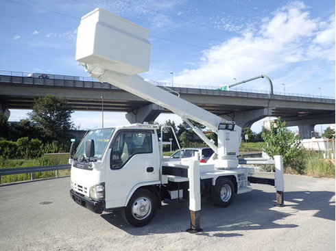 イスズ　エルフ　高所作業車　タダノ　AT-130TG