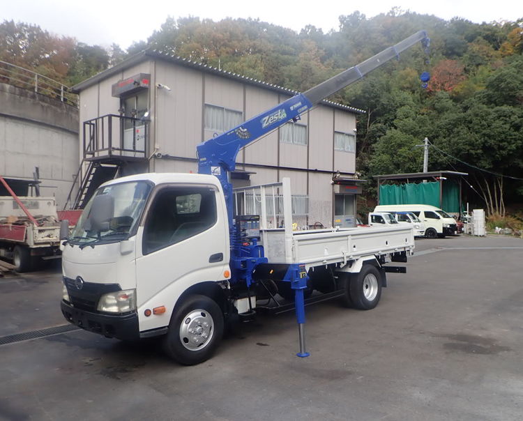 中古3tユニック車販売・足場、型枠など】 H18 ヒノデュトロ 3.45t