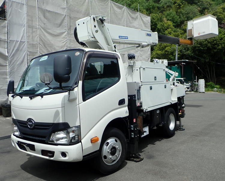 平成19年式　タダノ高所作業車12m エルフ 高所作業車 タダノ製 AT-121 12m ディーゼルターボ(広島)の中古