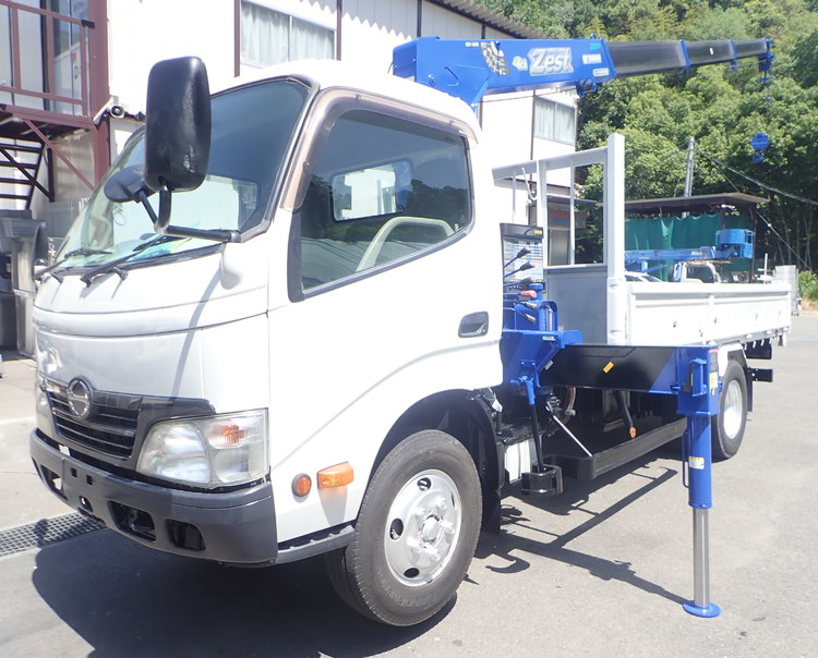 タダノ 4段クレーン ラジコン AT車 H25年式 ヒノデュトロ 2t 標準