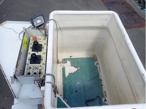 FRPバケット200kg 2人乗 1名+工具・資材