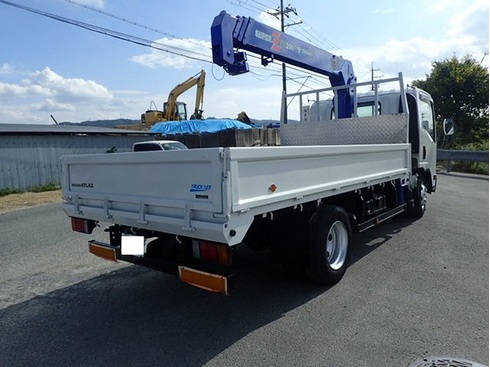 ユンボ　ハシゴ掛け