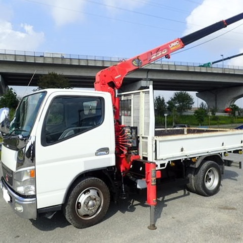 三菱　キャンター　クレーン　ラジコン　車検付