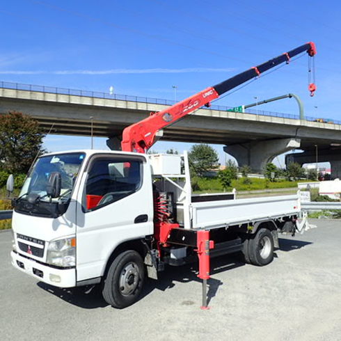 H15 三菱キャンター クレーン付トラック
