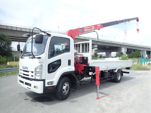 イスズ　フォワード　クレーン　ラジコン　4段